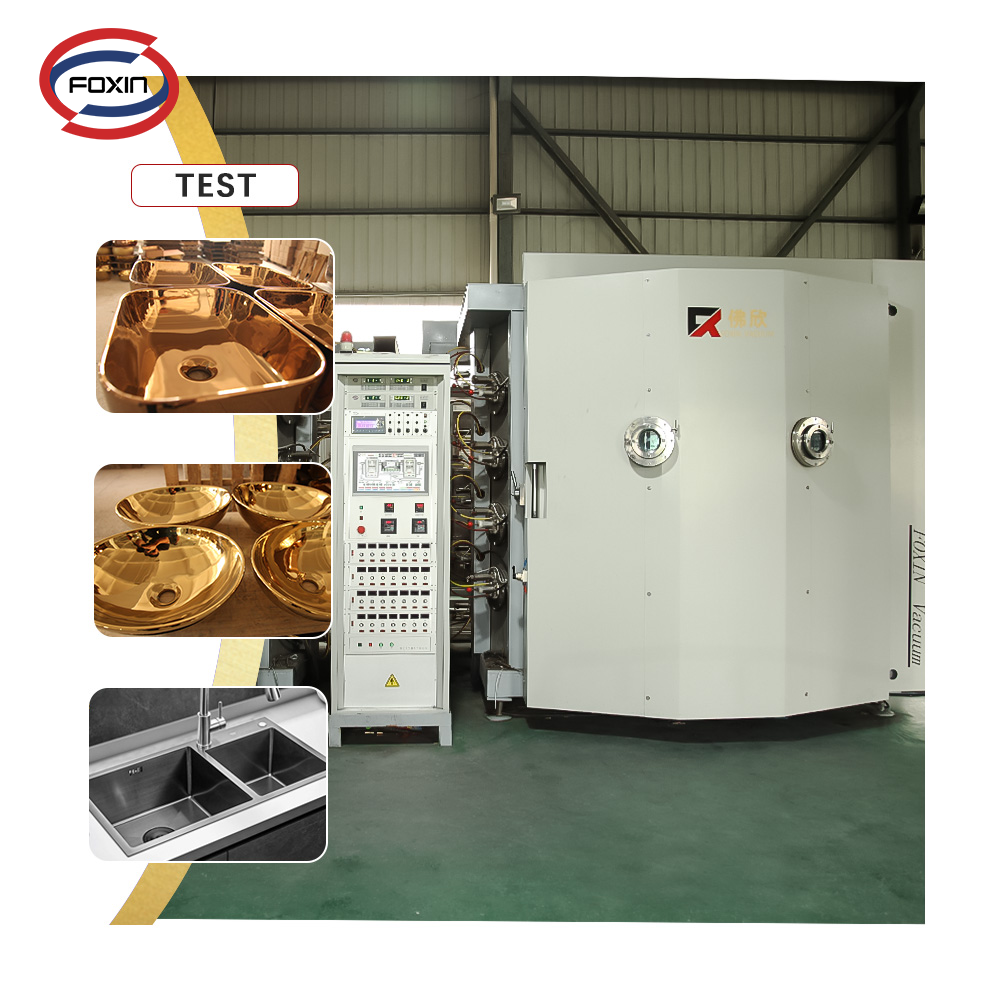 Metal Stainless Steel Ceramic Glass PVD Gold Vacuum Ion Machine Sputtering Equipment Finishing Coating Colorful Option